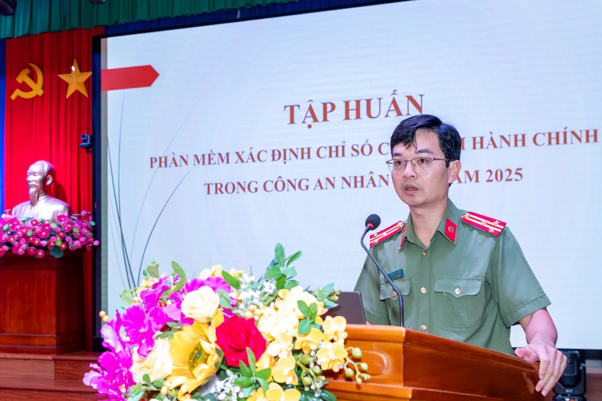 Tập huấn triển khai phần mềm xác định chỉ số cải cách hành chính trong CAND năm 2025